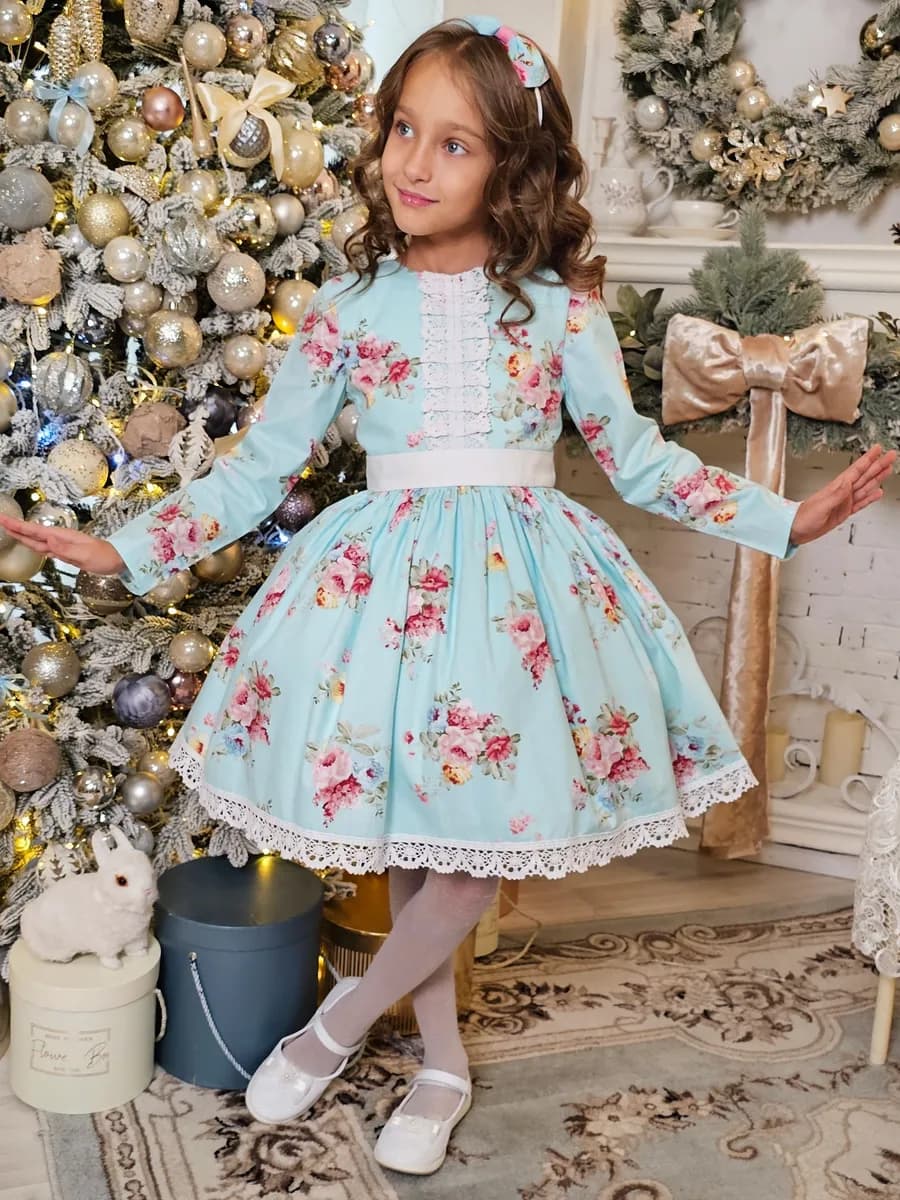 Платье для девочки нарядное праздничное на выпускной