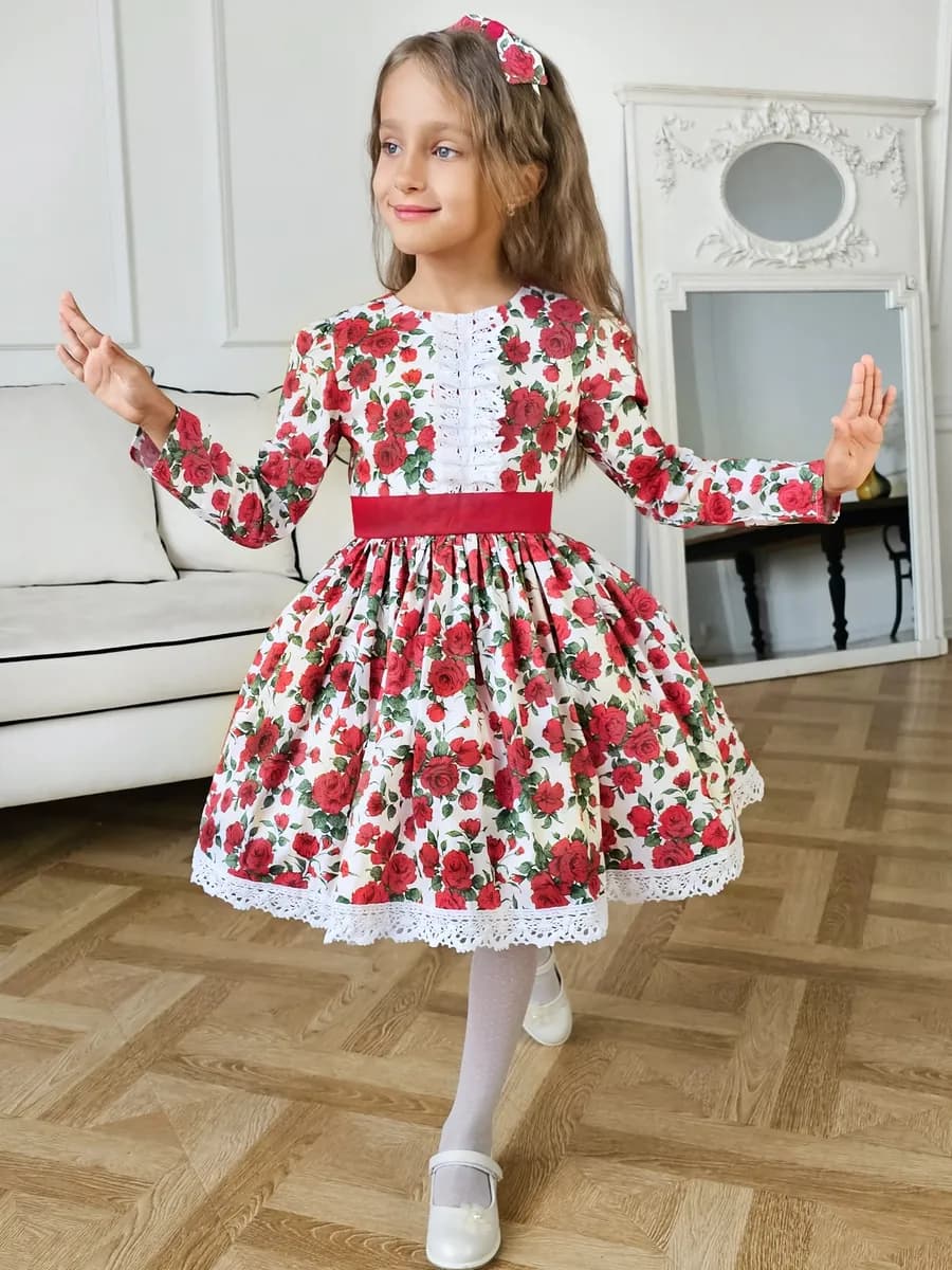 Платье для девочки нарядное праздничное на выпускной