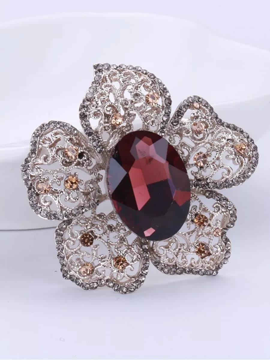 Подарок женщине брошь бижутерия