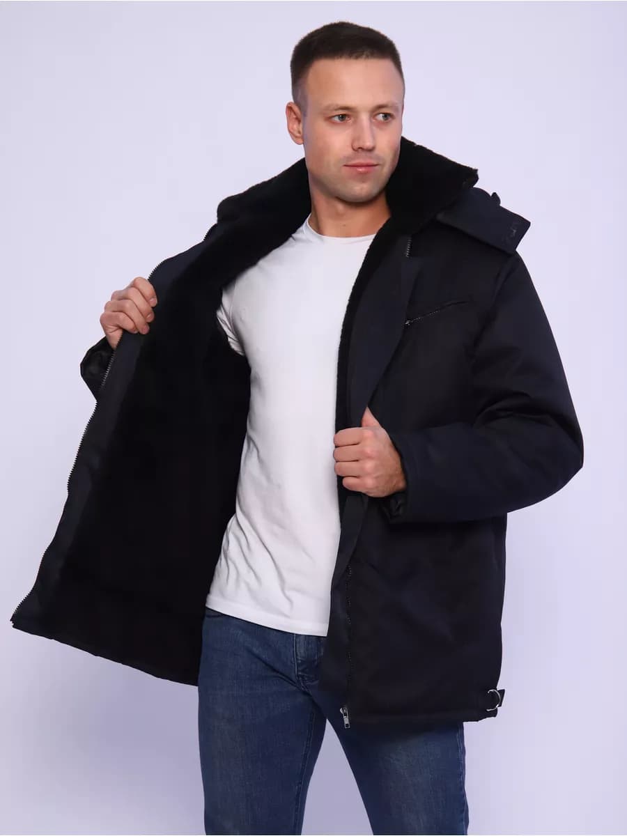 Зимняя Куртка Пилот меховая для охранника