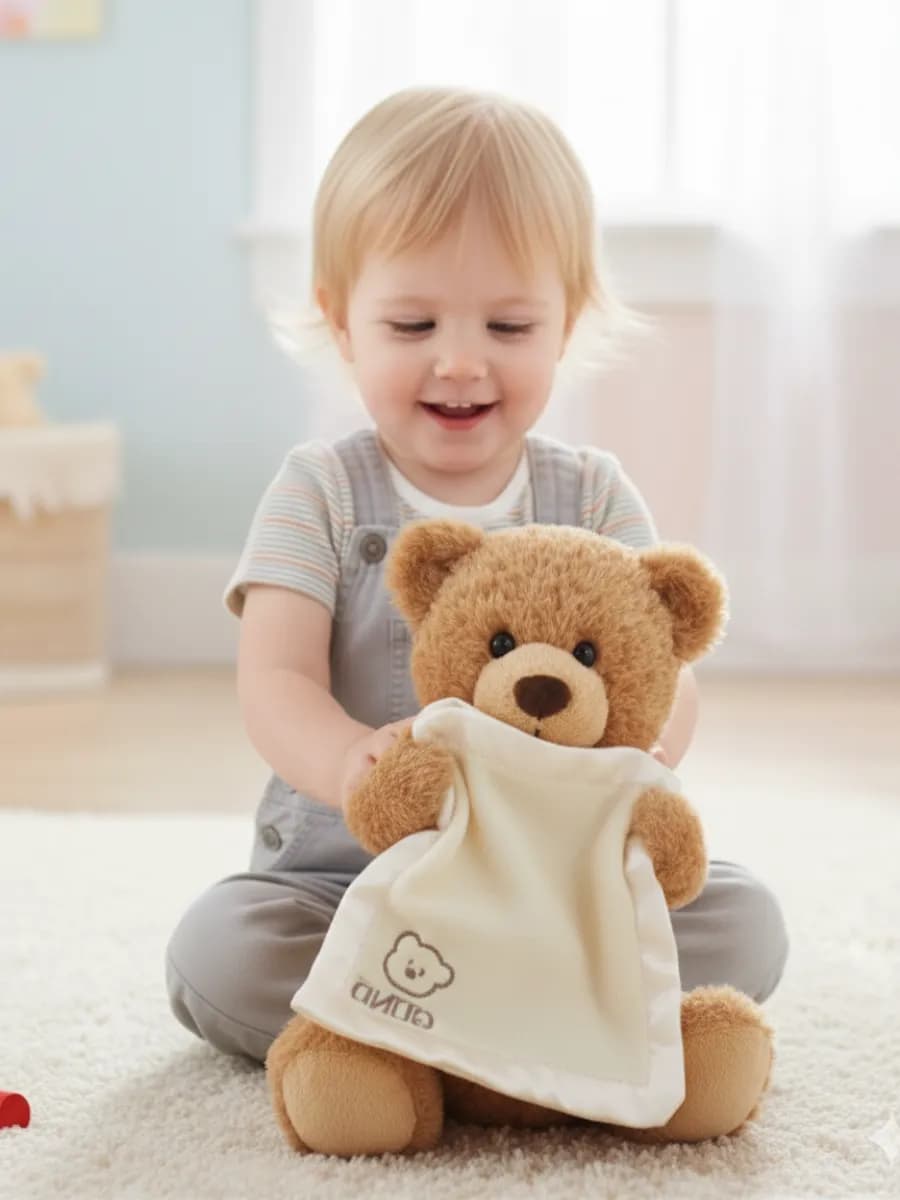 Мишка плюшевый 0+