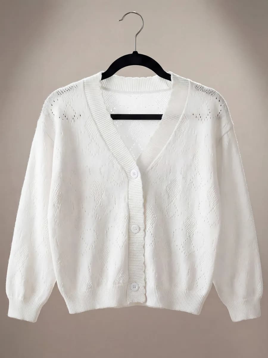 кофта на девочку на пуговицах