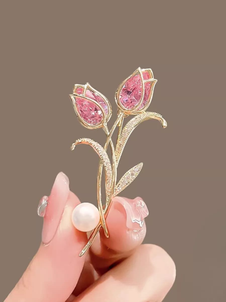 Подарок женщине брошь бижутерия