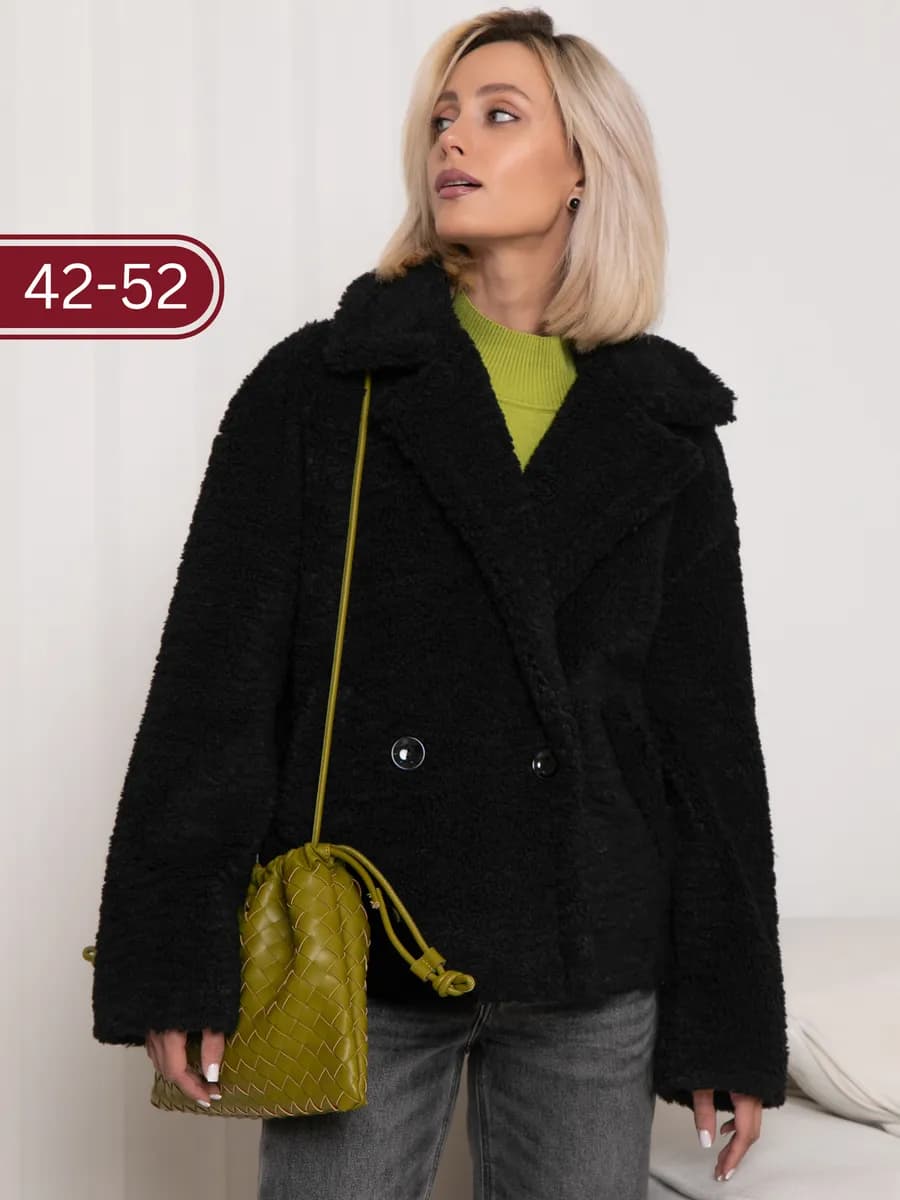 Шуба искусственная женская короткая