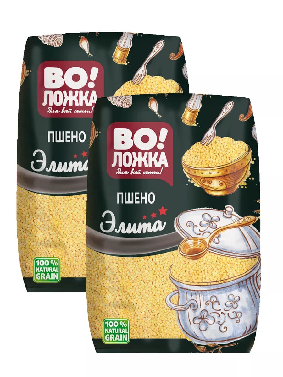 Пшено Элита высшего сорта 2шт по 800г