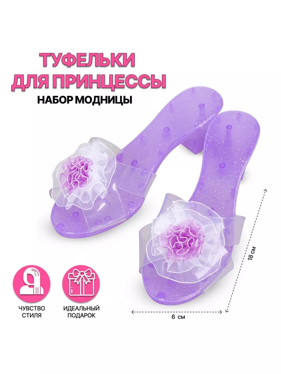 Игровой набор модницы туфли для принцессы