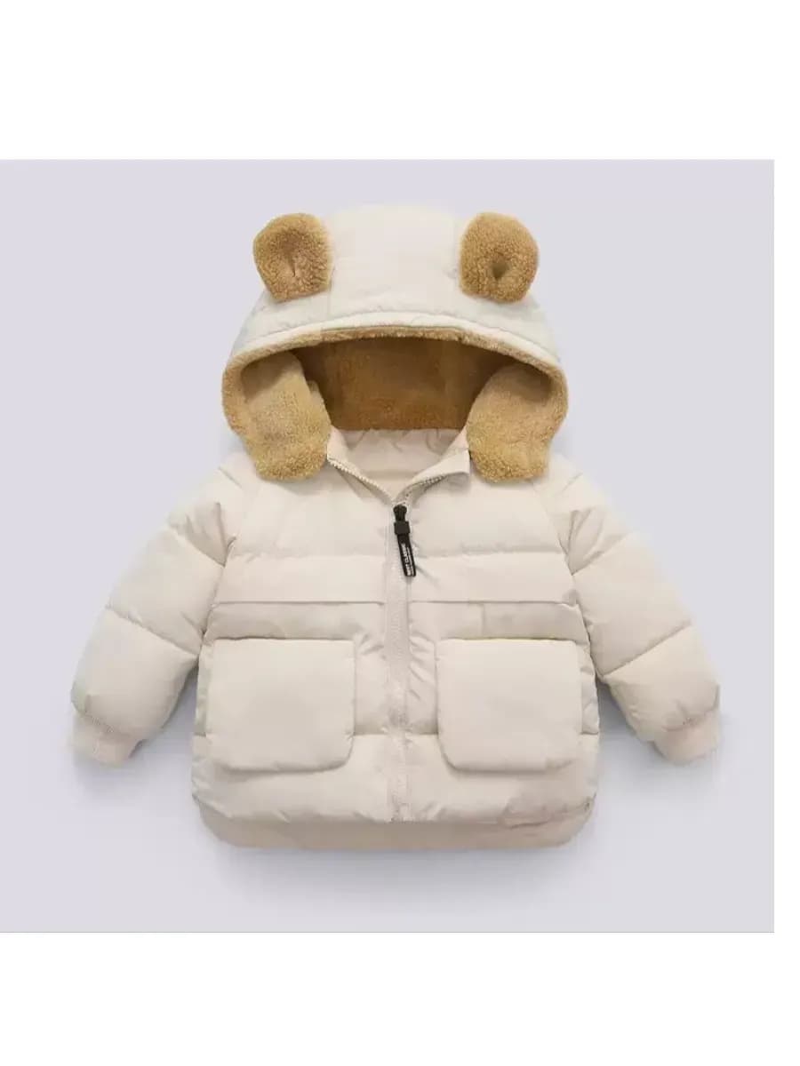 Куртка демисезонная для детей с капюшоном и ушками