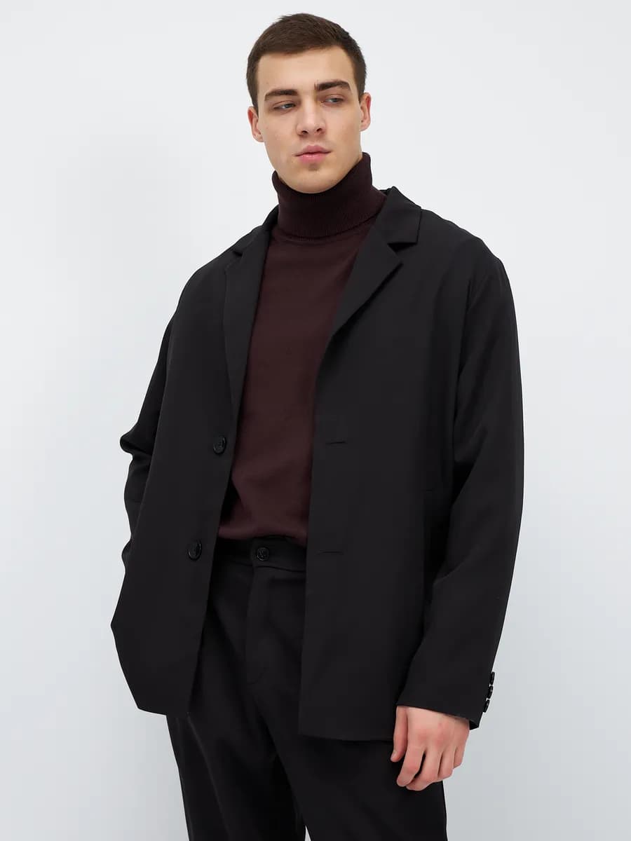 Пиджак оверсайз повседневный классический - фото 1