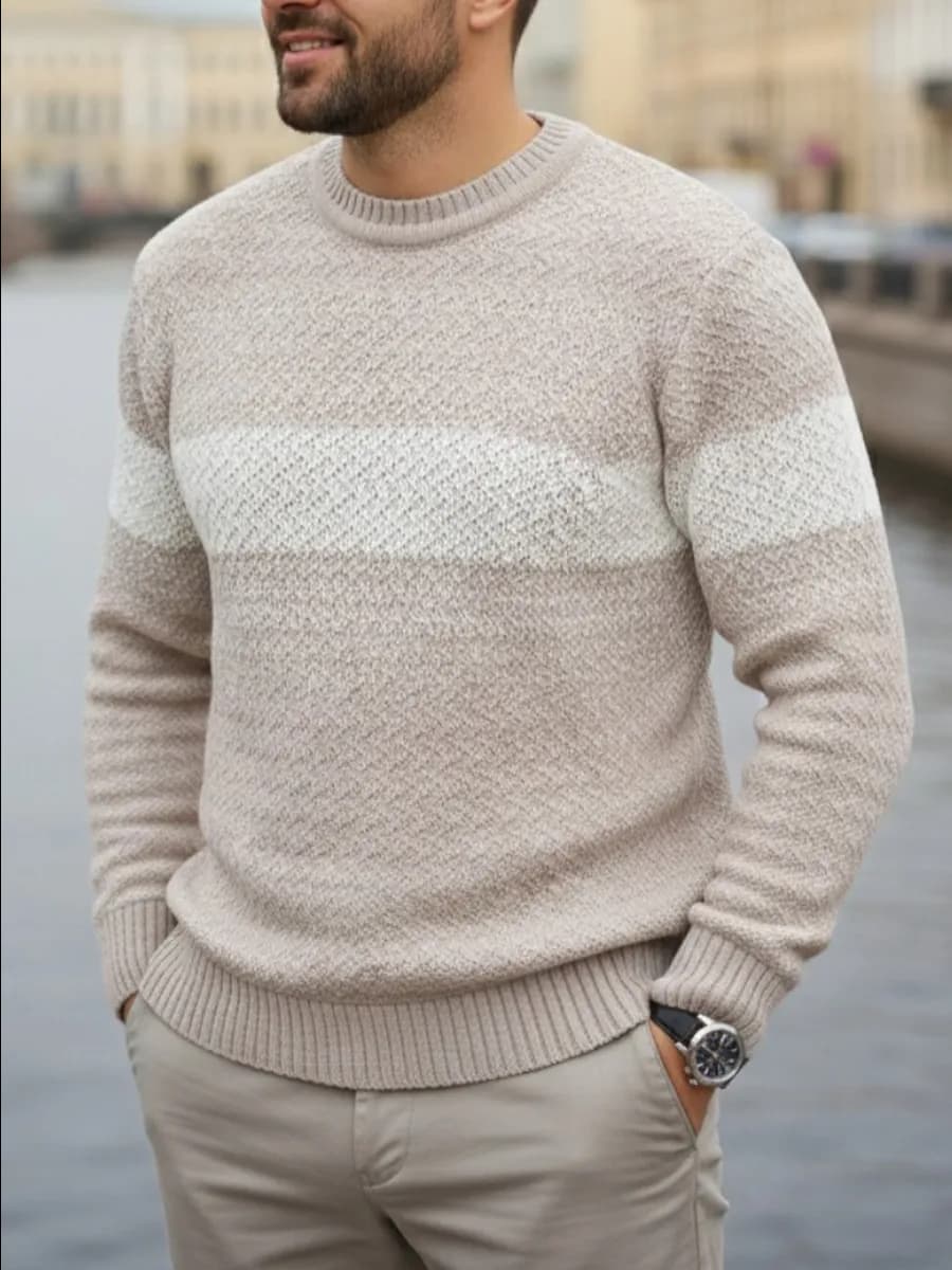 Свитер вязаный