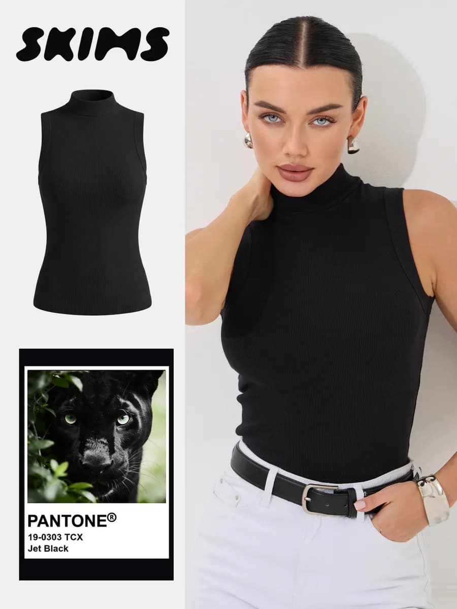 Майка с горлом под пиджак