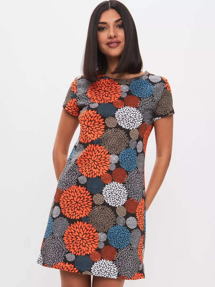 Платье для дома, туника летняя, ночная сорочка