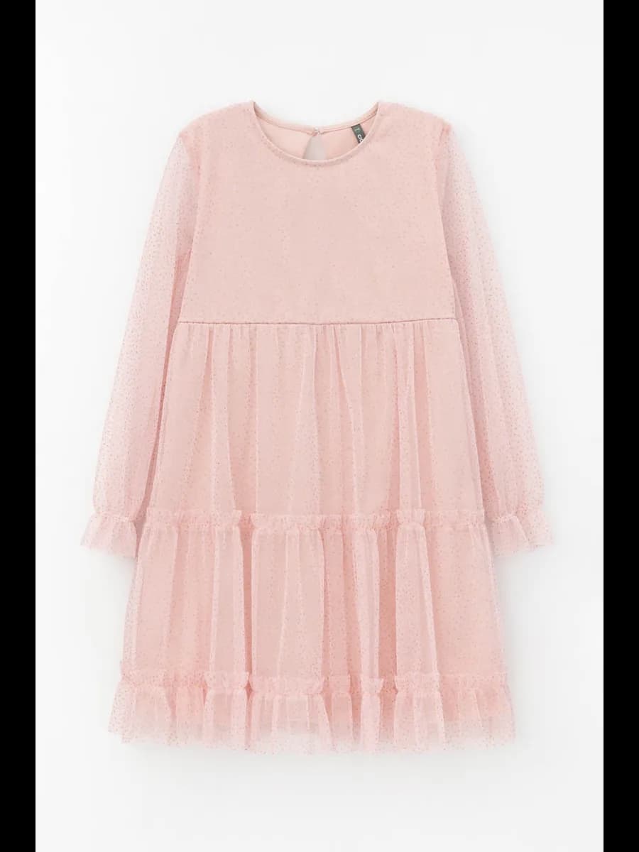 Платье для девочки новогоднее с блестками