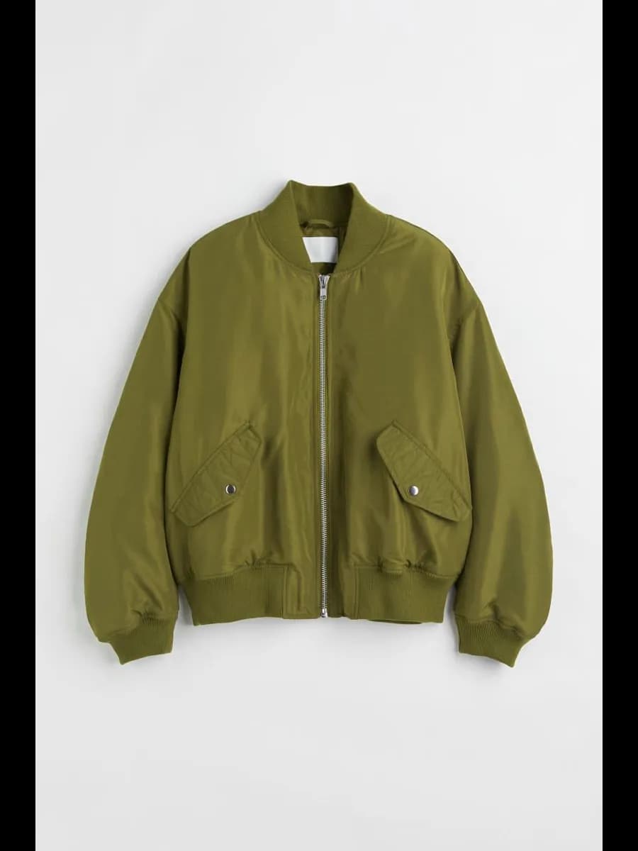 Куртка без капюшона бомбер теплый