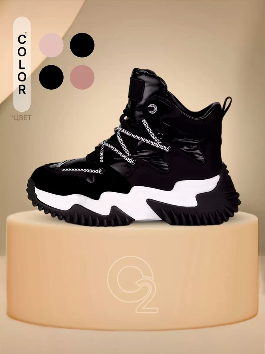 Ботинки зимние с шерстью натуральная кожа