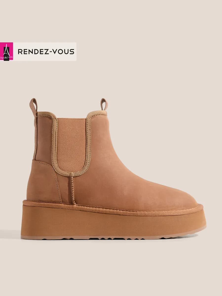 Угги зимние с резинкой