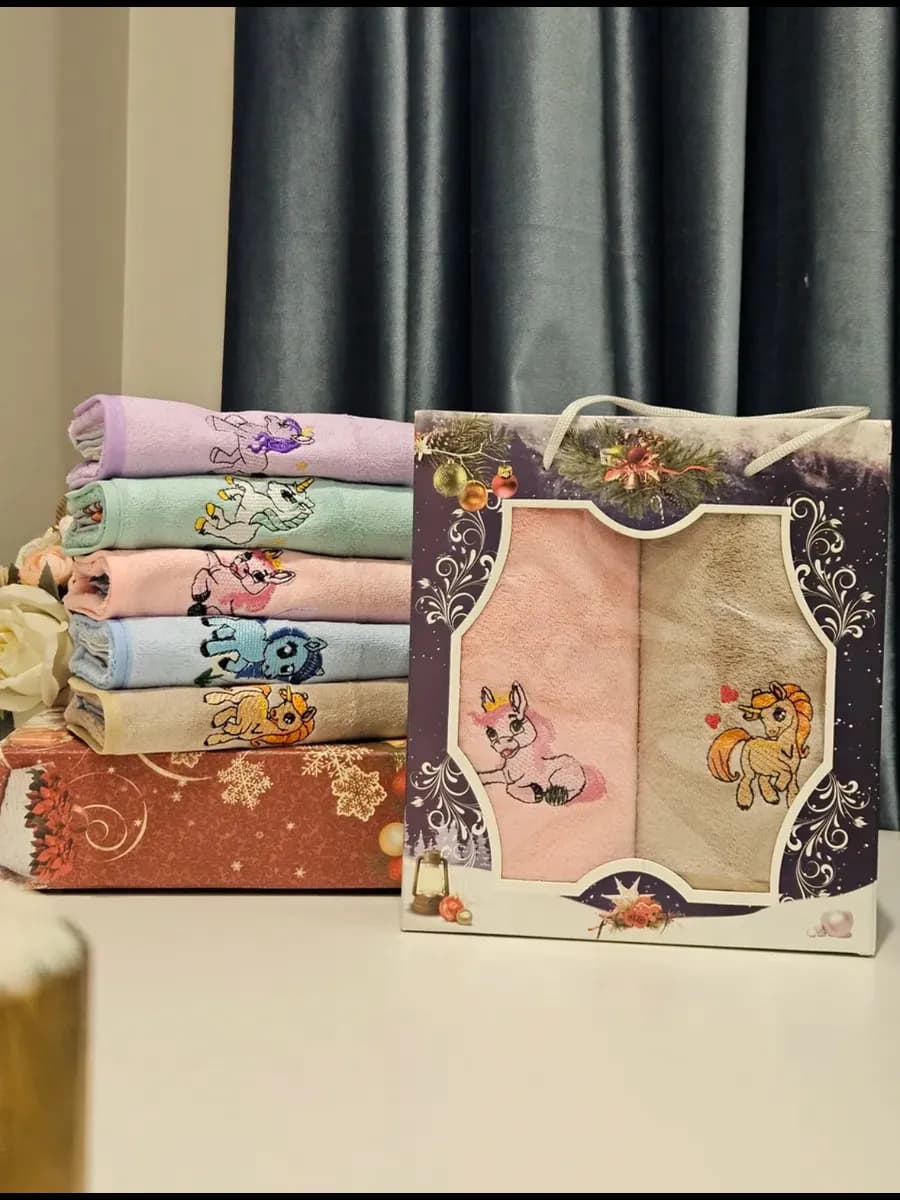 Подарочный набор новогодние полотенца с символом года 2026г