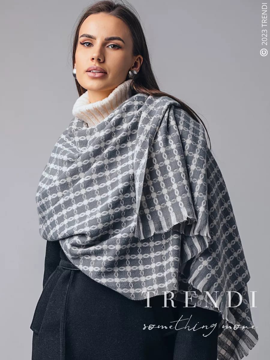 Палантин кашемир - теплый шарф