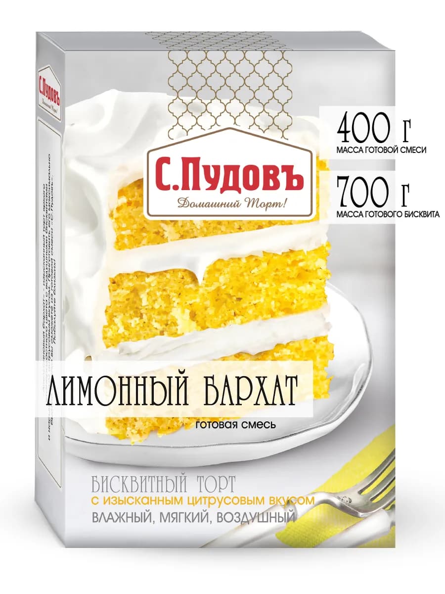Смесь для выпечки "Торт лимонный бархат", 400 г - фото 1