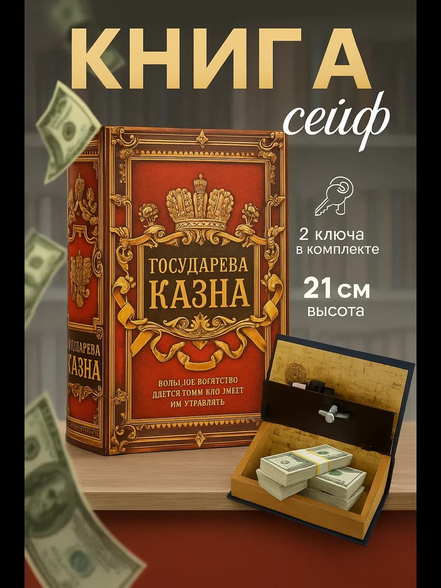 Сейф-книга для денег