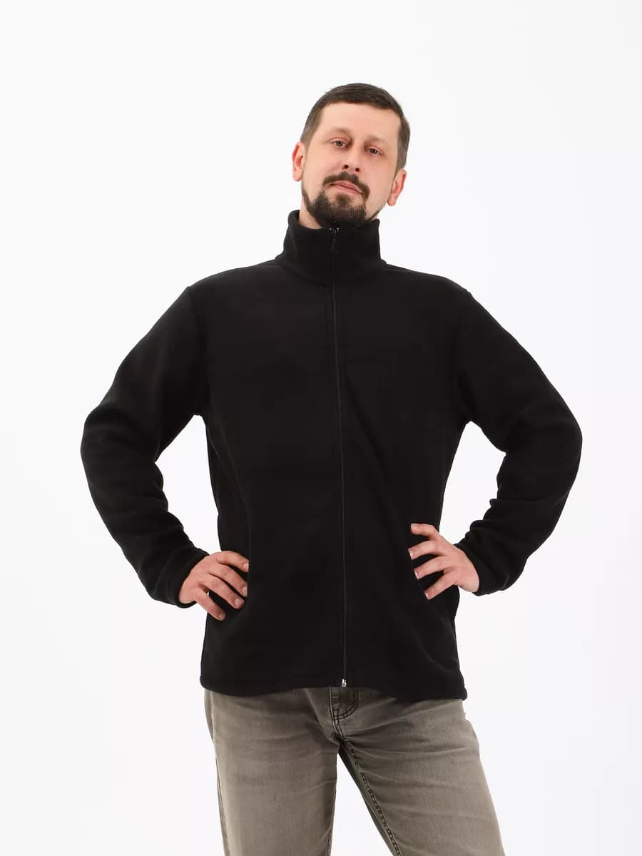 Толстовка на молнии без капюшона