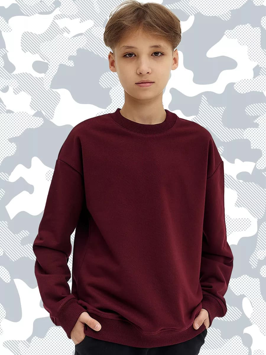 Свитшот оверсайз для мальчика в школу подростковый