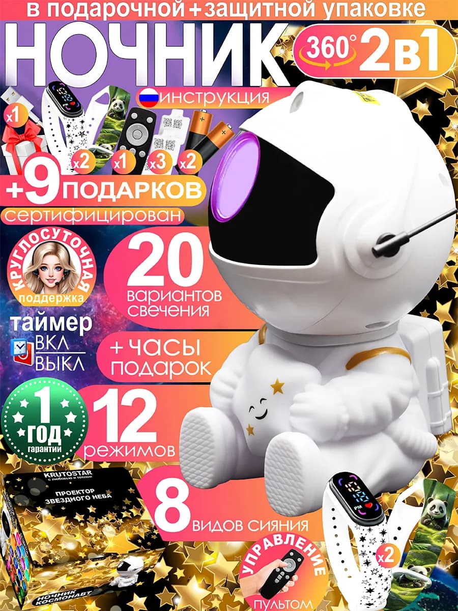 Ночник проектор звездного неба