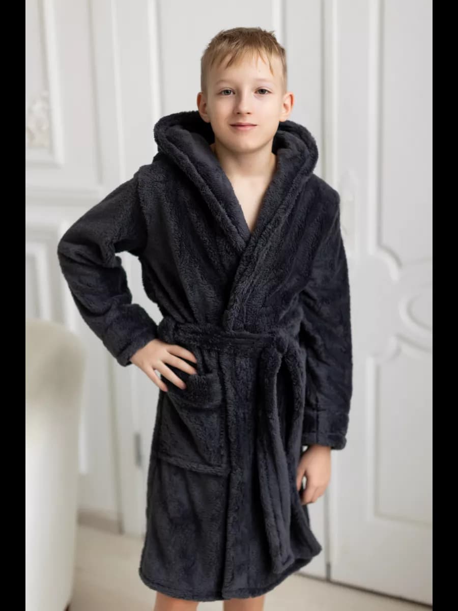 Халат махровый домашний теплый