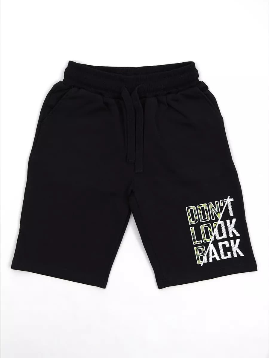 Шорты трикотажные с принтом для подростка