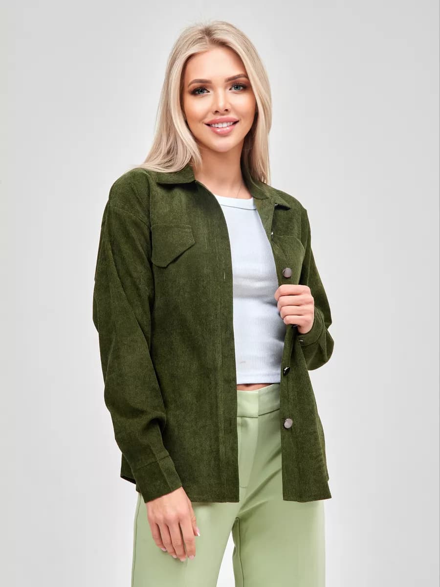 рубашка легкий оверсайз вельветовая