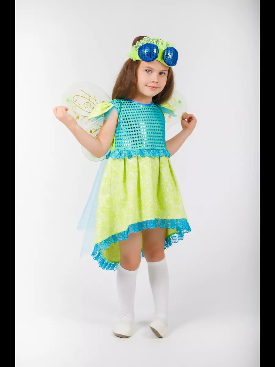 Карнавальный костюм детский "Стрекоза-красотка"