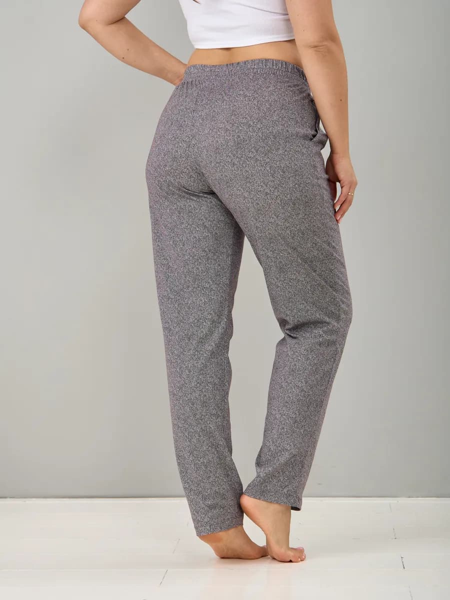 Брюки трикотажные домашние на резинке хлопок большие размеры