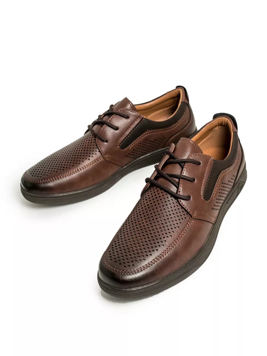 Полуботинки демисезонные классические с перфорацией