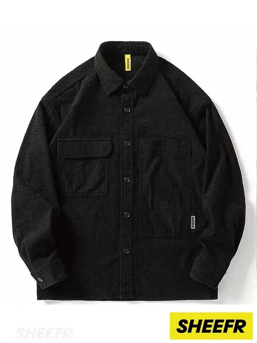 Рубашка оверсайз вельветовая