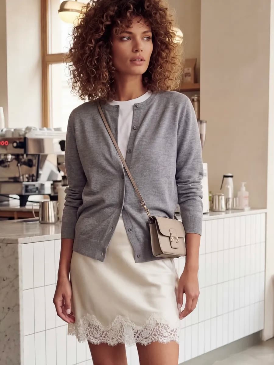 Кардиган на пуговицах