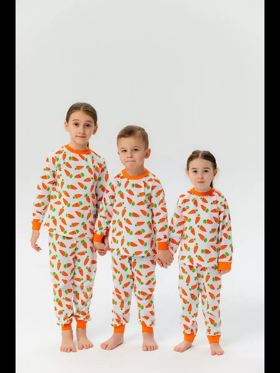 Пижама детская Морковки