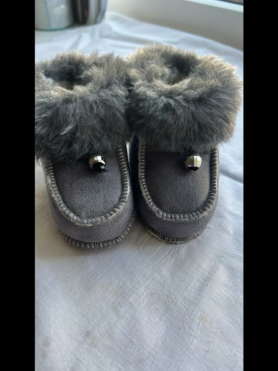 пинетки для новорожденных зимние теплые