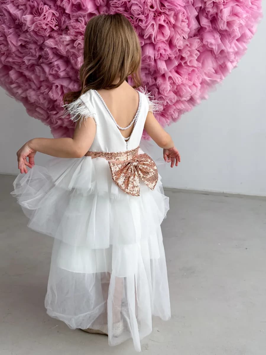 Платье для девочки нарядное пышное