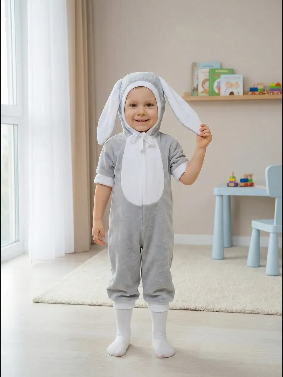 Кигуруми Заяц комбинезон для детей