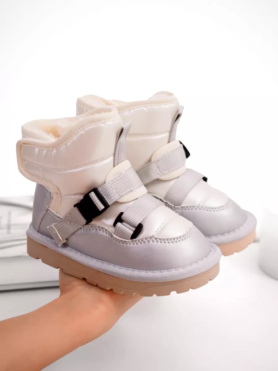 Ботинки зимние для девочки дутики утепленные