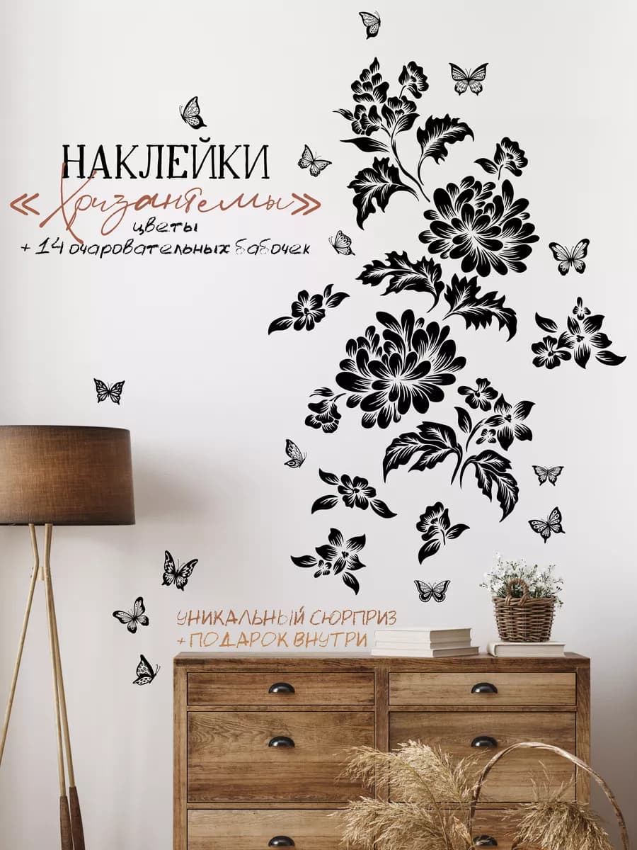 Декор Интерьерные наклейки на стену