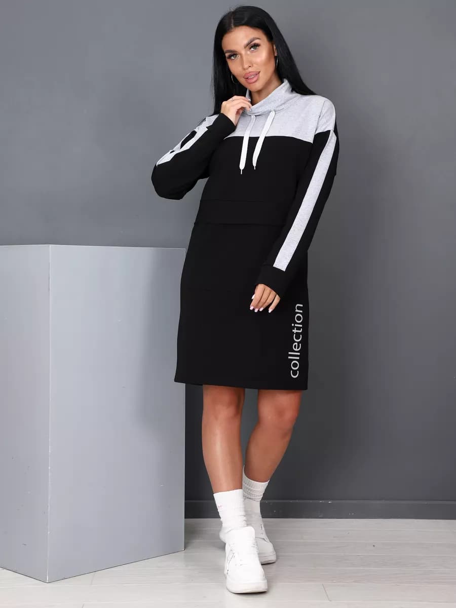 Платье женское больших размеров повседневное весеннее