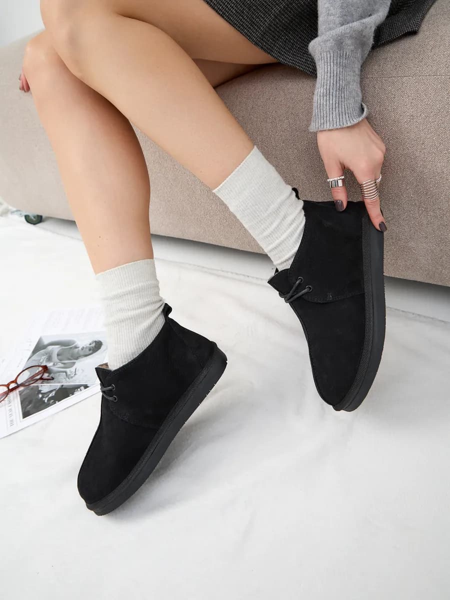 Ботинки женские зимние короткие натуральные