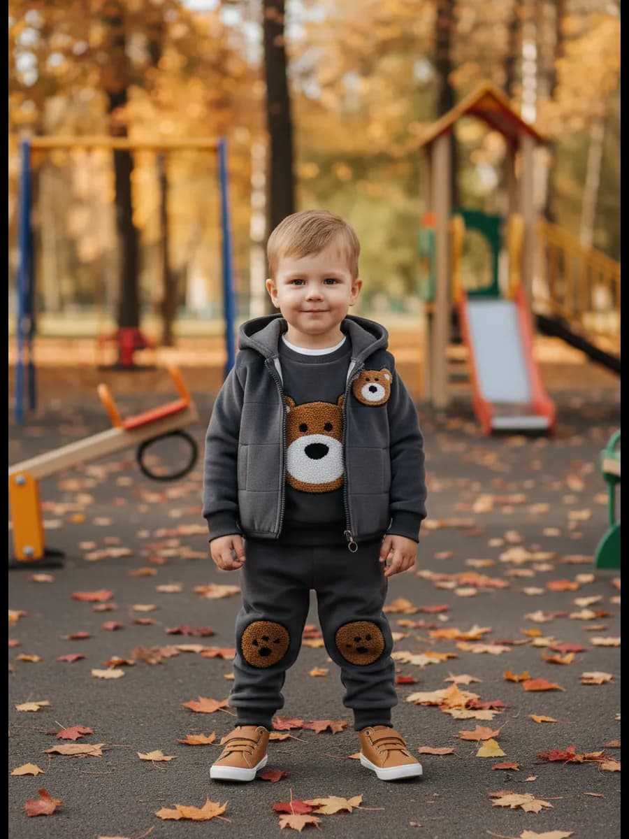 Костюм детский тройка на флисе