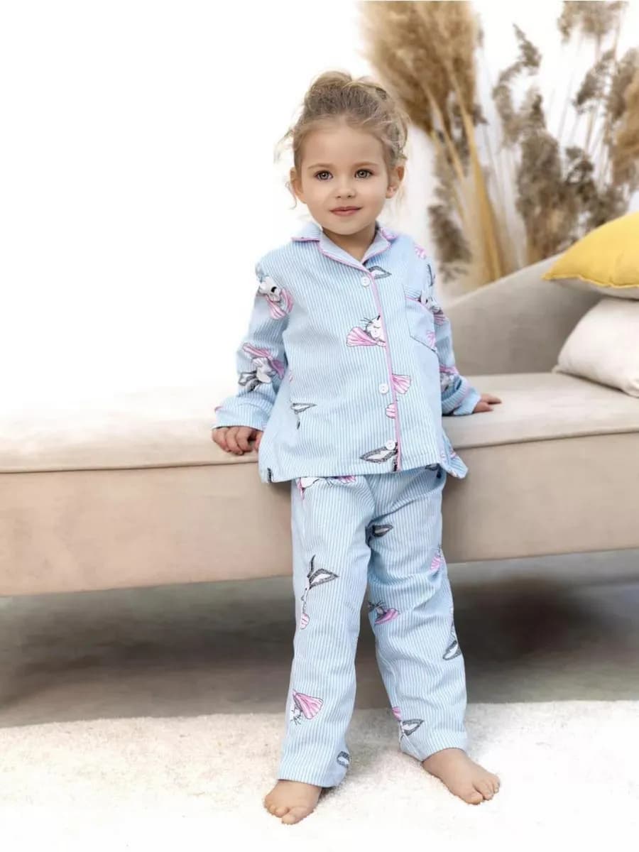 Пижама кант со штанами и рубашкой