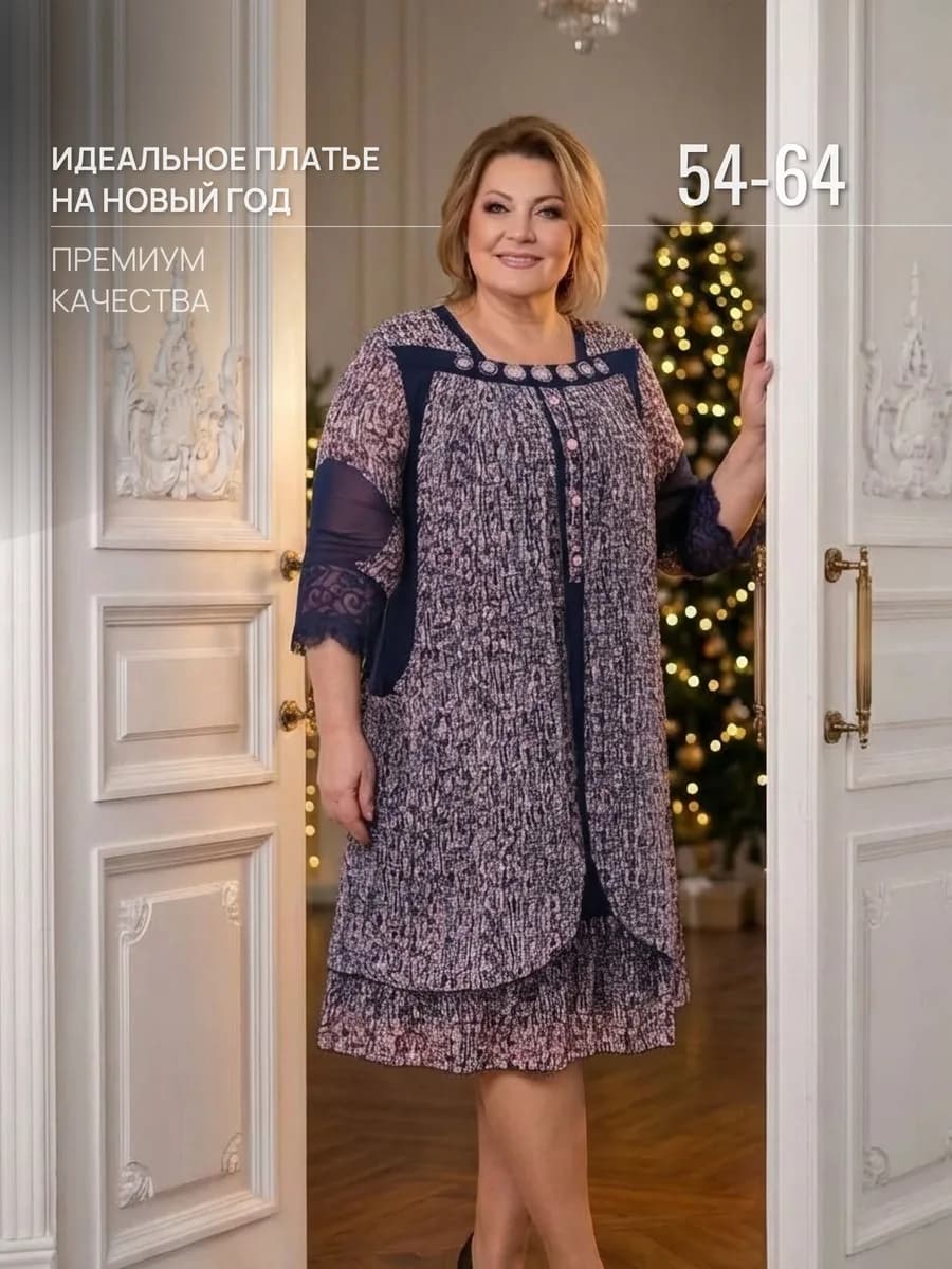 Платье вечернее больших размеров