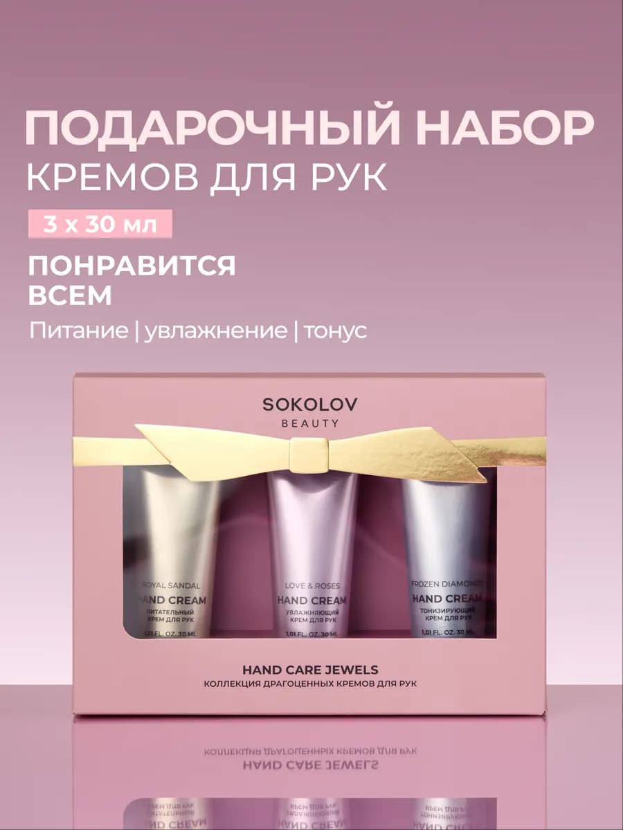 Подарочный набор кремов для рук 3 шт. Парфюмированный