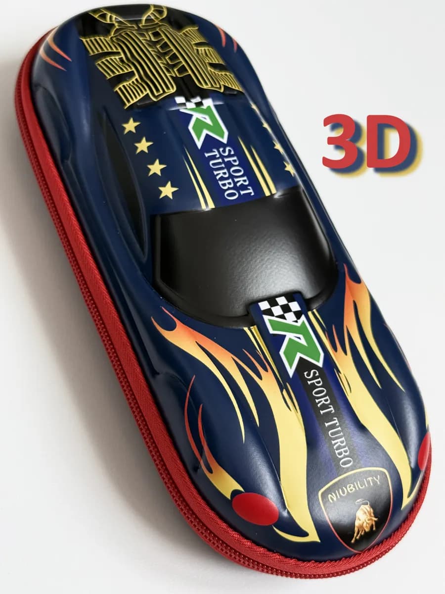 Пенал машина 3D школьный объемный