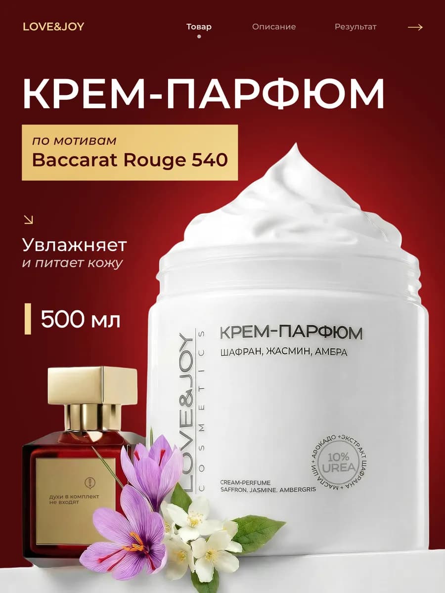 Крем для тела увлажняющий парфюмированный