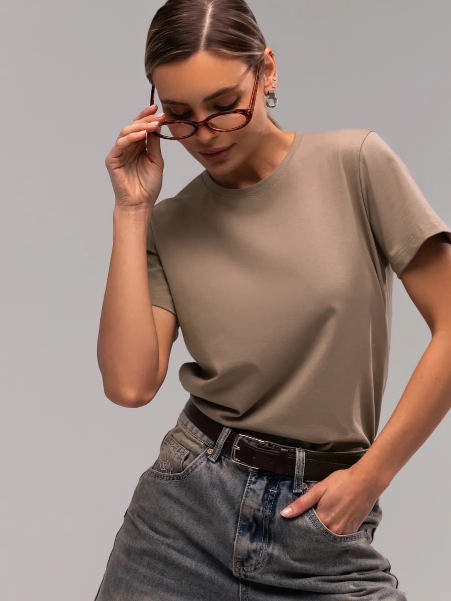 Футболка базовая однотонная