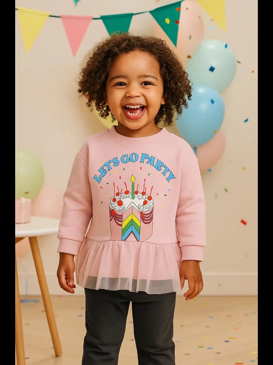 свитшот праздничный нарядный с баской